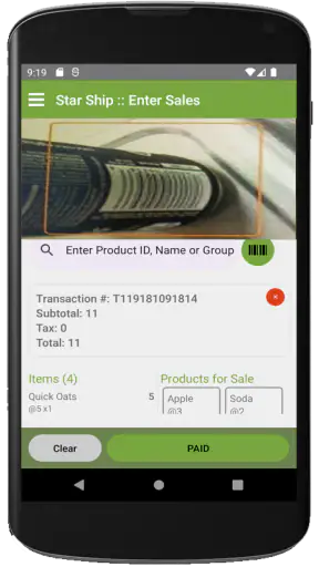 SST, Sari Sari iPOS Terminal screenshot