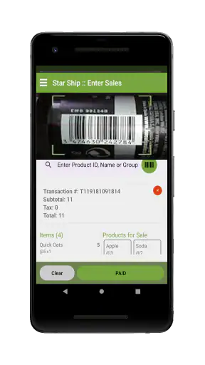 SST, Sari Sari iPOS Terminal screenshot