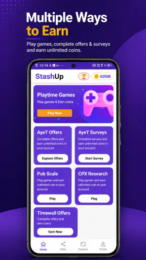 StashUp - Earn Cash & Rewards screenshot