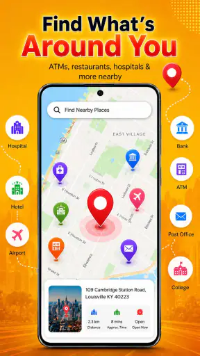 Street View Live Earth Map GPS screenshot