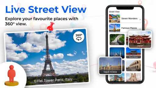 Street View Map Navigation App screenshot