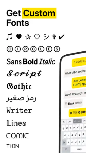 Stylish Fonts & Fancy Keyboard screenshot