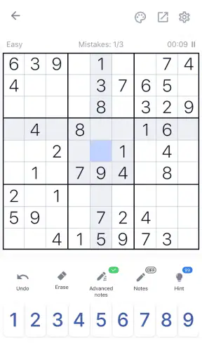 Sudoku - Klasikong Palaisipan screenshot