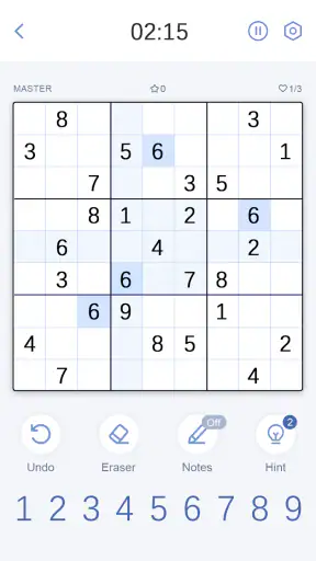 Sudoku Master! screenshot