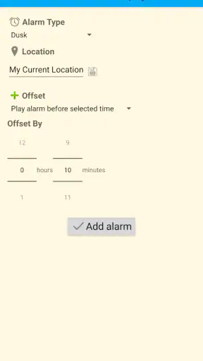 Sunrise Sunset Calculator screenshot