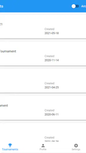 Swiss system online screenshot