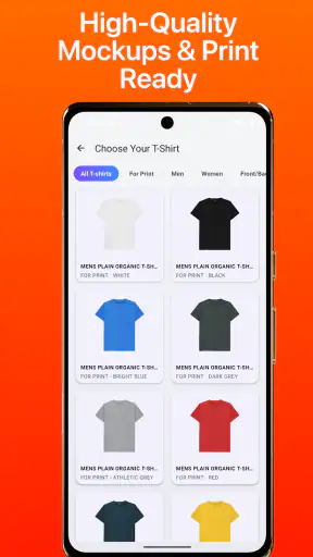 T-Shirt Design Studio screenshot