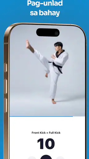 Taekwondo Kicks Training screenshot