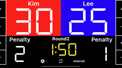 Taekwondo Scoreboard screenshot