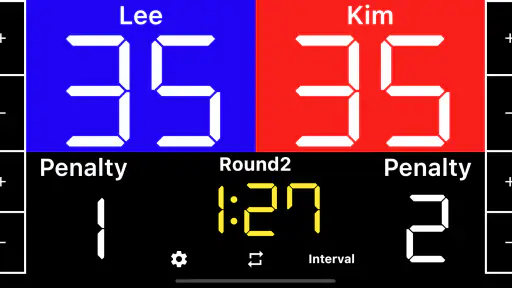 Taekwondo Scoreboard screenshot
