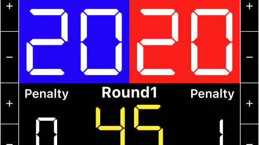 Taekwondo Scoreboard screenshot