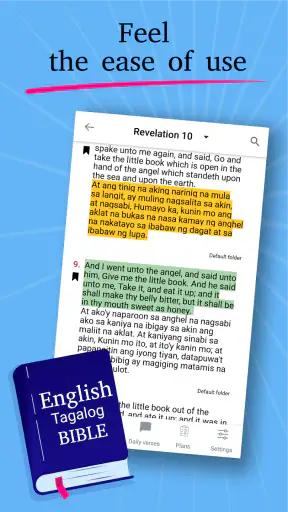 Tagalog English Bible: KJV screenshot