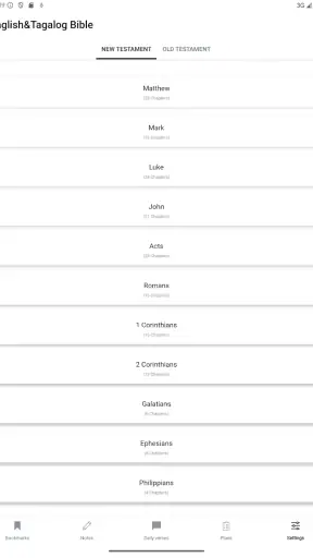 Tagalog English Bible: KJV screenshot