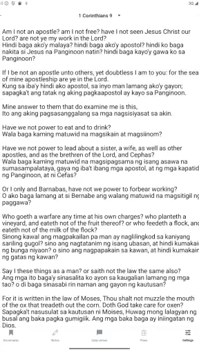 Tagalog English Bible: KJV screenshot