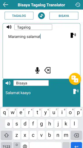 Tagalog to Bisaya Translator screenshot
