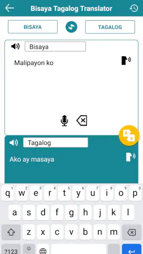 Tagalog to Bisaya Translator screenshot