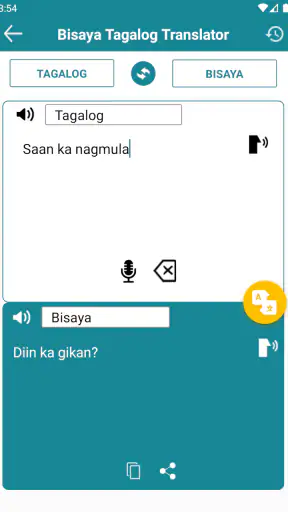 Tagalog to Bisaya Translator screenshot
