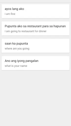 Tagalog To English Translator screenshot