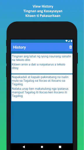 Tagalog to Ilocano Translation screenshot
