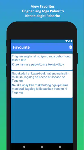 Tagalog to Ilocano Translation screenshot