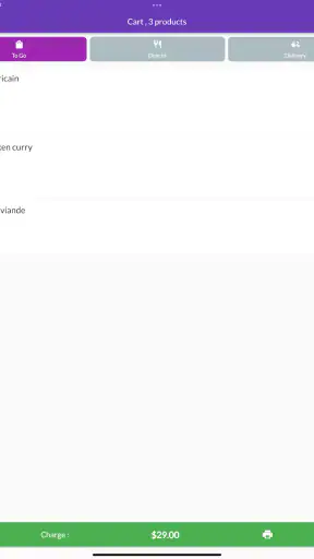 Take Orders POS screenshot