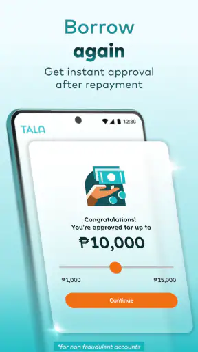 Tala: Fast Cash Peso Loan App screenshot