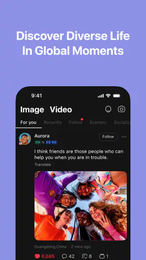 Talkin: Global Friends & Chat screenshot