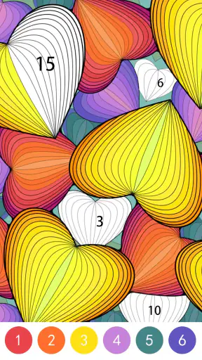 Tangle Color by Number Book screenshot