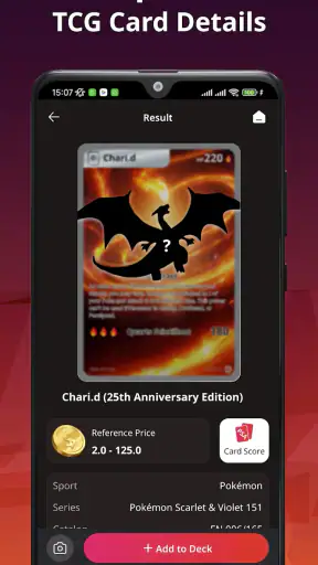 TCG Card Scanner TCG Collector screenshot