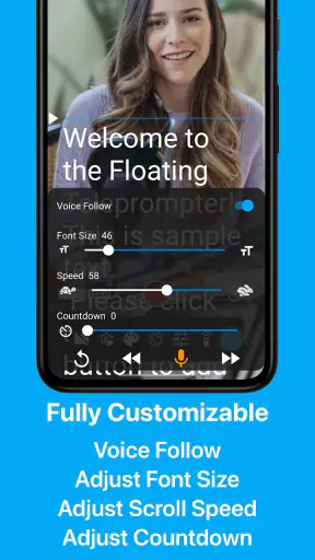 Teleprompter: Floating Notes screenshot