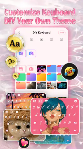 Tema ng Simple Pink Butterfly screenshot