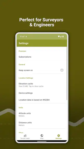 Terrain Radar screenshot