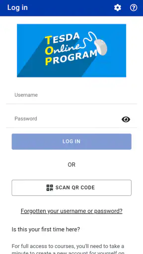 TESDA Online Program screenshot