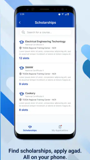 TESDA Skills Passport screenshot