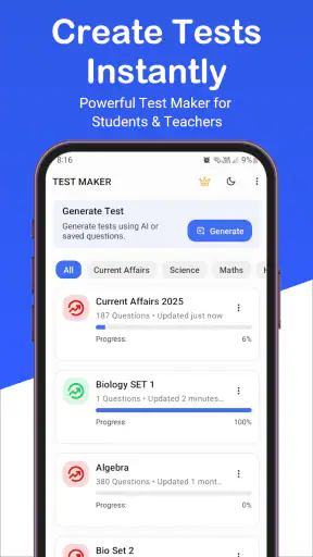 Test Maker- quiz maker creator screenshot