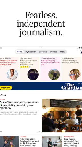 The Guardian - UK & World News screenshot