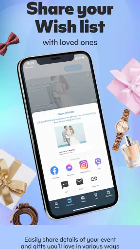 The SM Store Gift Registry screenshot