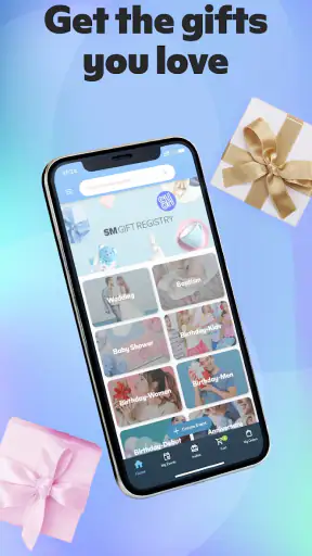 The SM Store Gift Registry screenshot