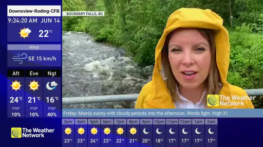 The Weather Network TV App screenshot