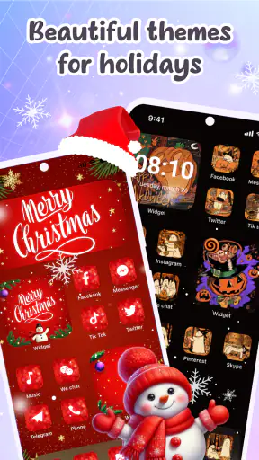 Theme: 4K Icon Pack & Widgets screenshot
