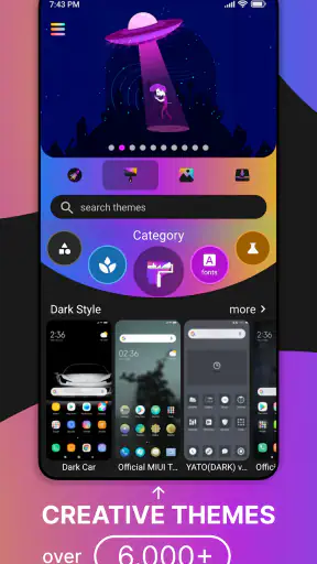 Themes screenshot