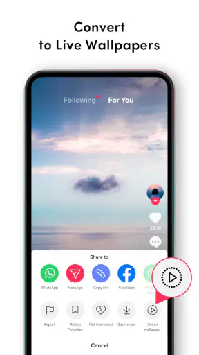 TikTok Live Wallpaper screenshot