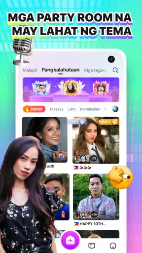 Timo Club– video at voice chat screenshot