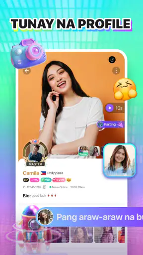 Timo Club– video at voice chat screenshot