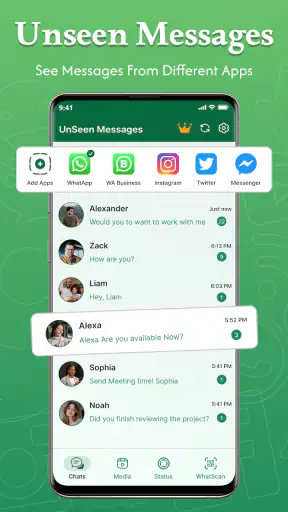 Tingnan ang mga Nabura Mensahe screenshot
