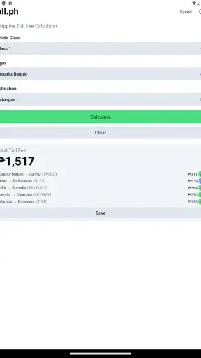 Toll PH screenshot