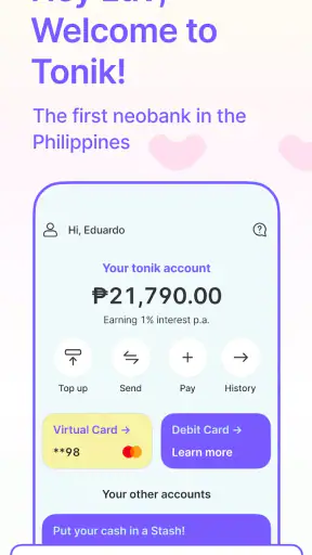 Tonik: Online Loans & Savings screenshot