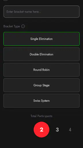 Tournament Bracket Maker App screenshot