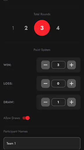 Tournament Bracket Maker App screenshot
