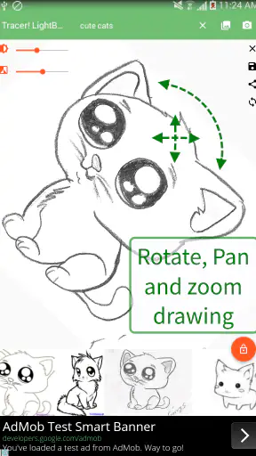 Tracer! Lightbox tracing app screenshot